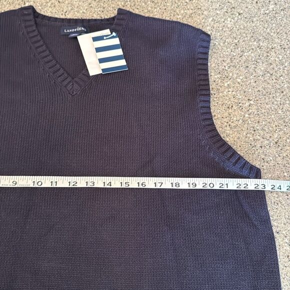 LANDS' END Drifter Pullover V-Neck Sweater Vest *NEW* - Picture 7 of 13